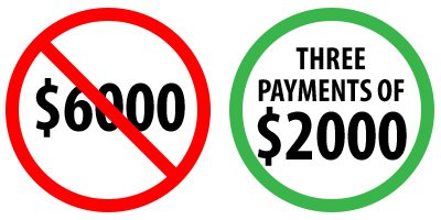 Offer payment installments